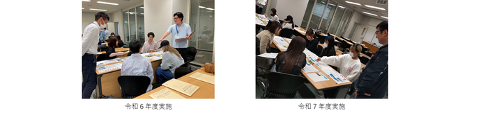 大阪学院大学での授業の様子