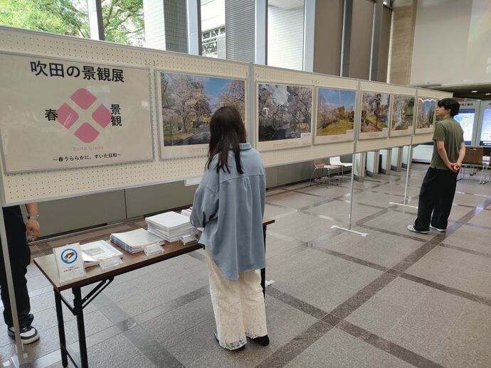 写真:吹田の景観展の様子