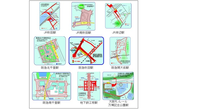 路上喫煙禁止地区一覧