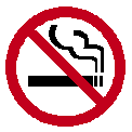 イラスト：喫煙禁止のマーク