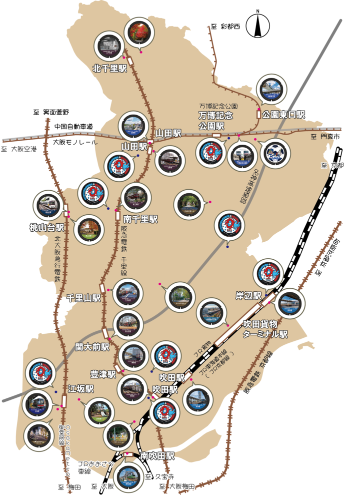 デザインマンホール蓋MAP