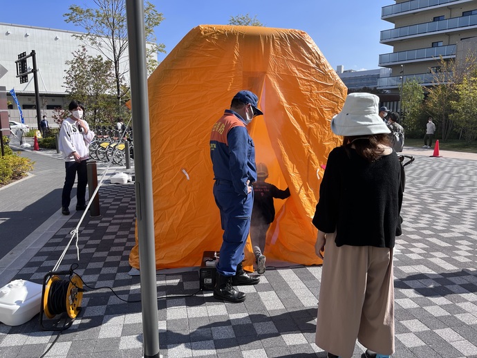 消防車乗車体験