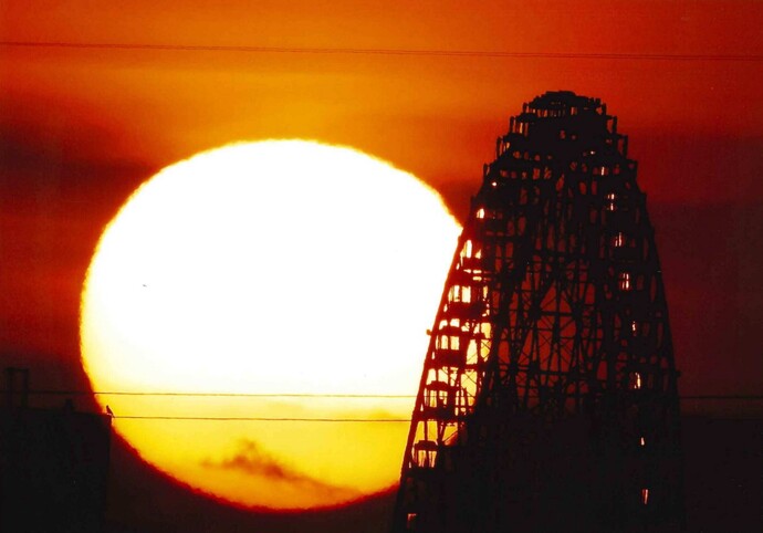 写真：早春の朝