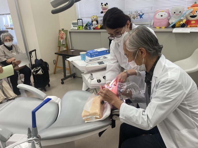 写真:歯医者さん体験