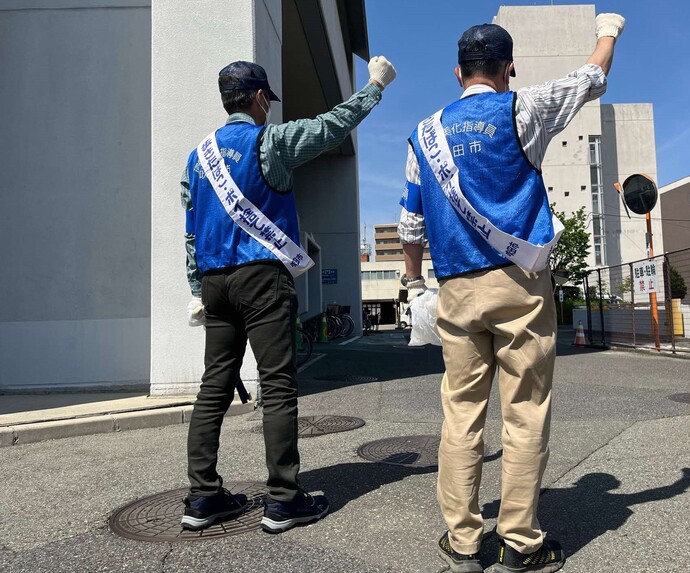 啓発員活動のスタートです