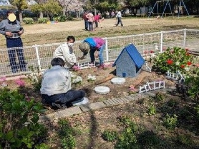 南清和園公園花壇1