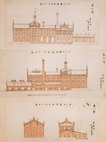 写真：アサヒビ－ル製造所図面