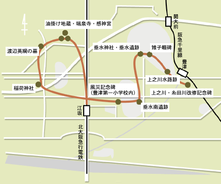 地図：垂水江坂地域周辺図