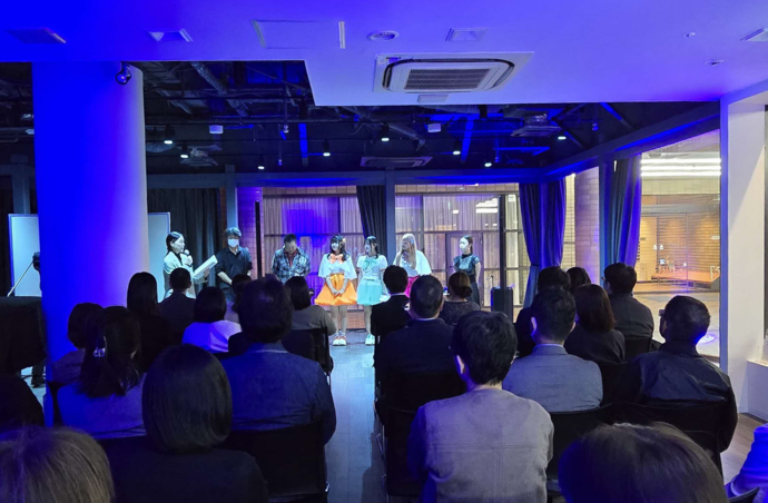 令和6年度ブルーライトアップイベントの様子