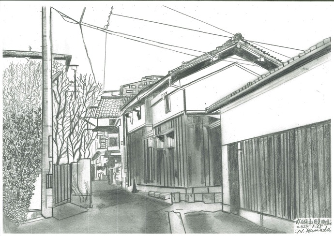 絵：レトロな街並み⑤