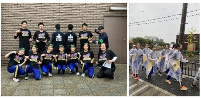 特殊詐欺啓発・警戒キャンペーンの様子。