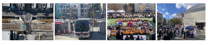 上の川周辺整備事業の様子