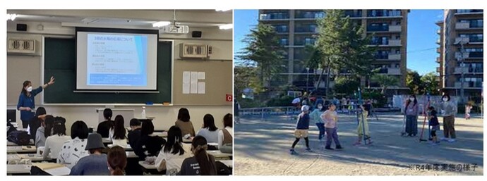 「太陽の広場」見守りボランティアの様子