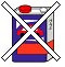 回収できない鉱物性油のイラスト
