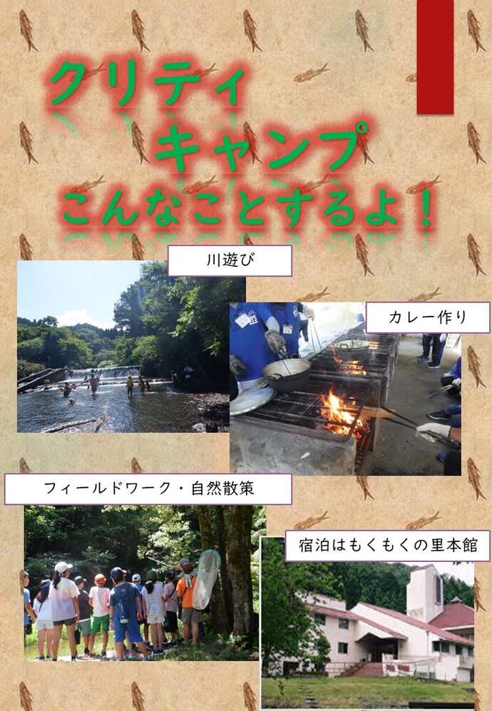 クリティキャンプポスター裏面