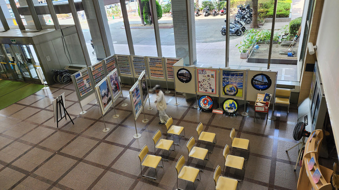 下水道の日パネル展の様子の写真