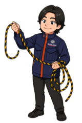 危機管理室職員イメージイラスト