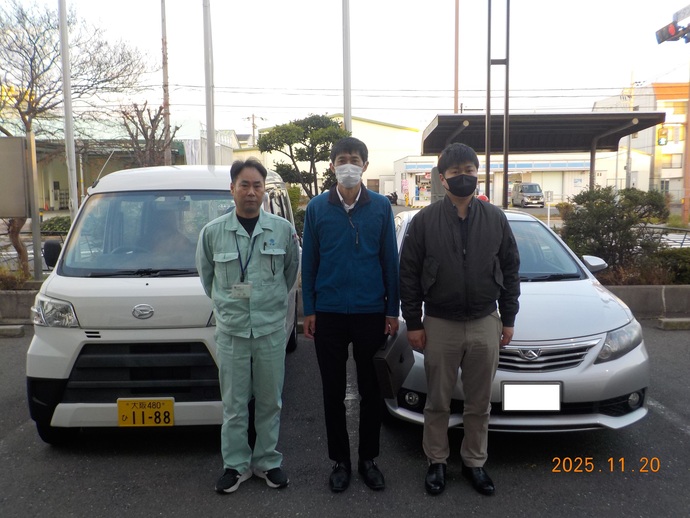 写真：合同パトロールの様子1