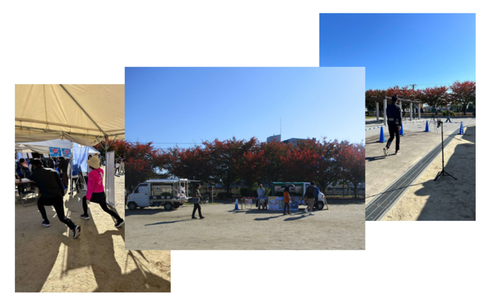 当日の様子(明和池公園)