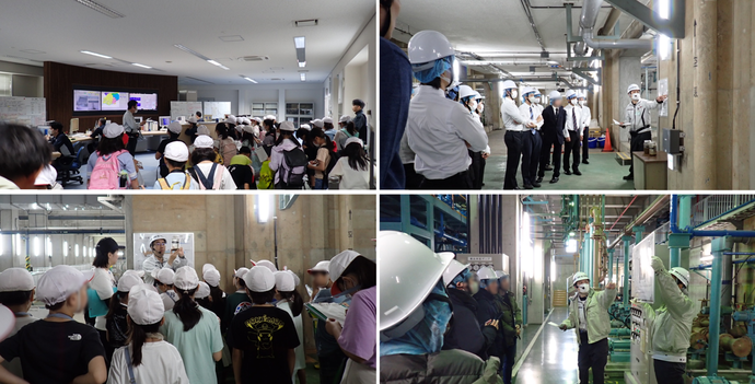 見学の様子の写真