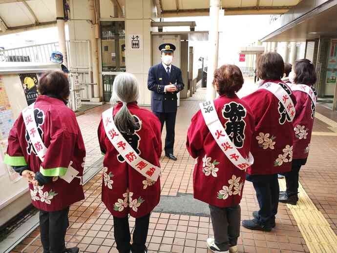 署長挨拶の様子