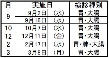 令和8年度測定会日程