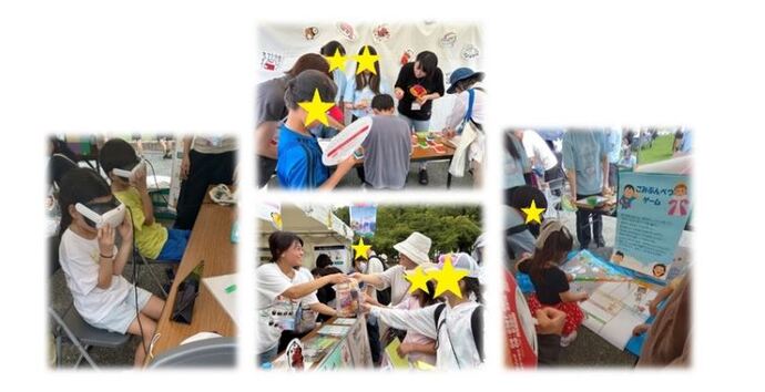 啓発ブースの様子