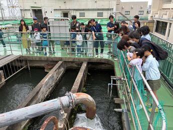 マイスター　浄水所見学
