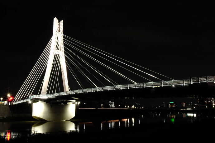 写真：夜のランドマーク